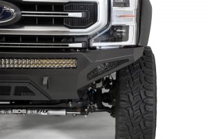Ford Super Duty Front Bumper - Addictive Desert Designs - Stealth Fighter - Hammer Black - `20-`27 Ford Super Duty Front Bumper - Addictive Desert Designs - Stealth Fighter - Hammer Black - `20-`27